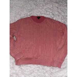 Art Class Kids Sz. 18 Red/ Pink Washed Sun Faded Sweater. Cute